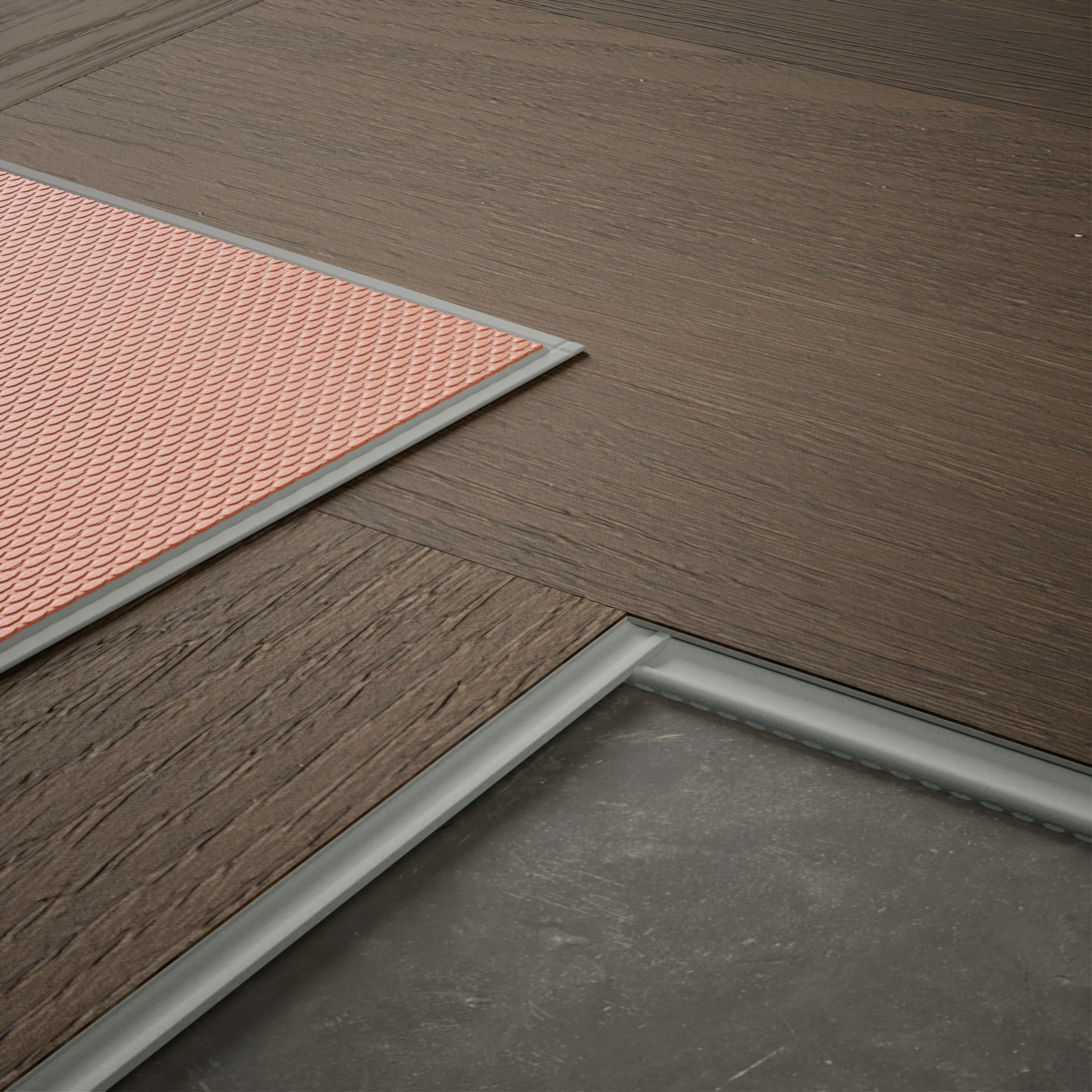 »Eiche Draba« Klick-Vinylboden Fischgrät - Image 9