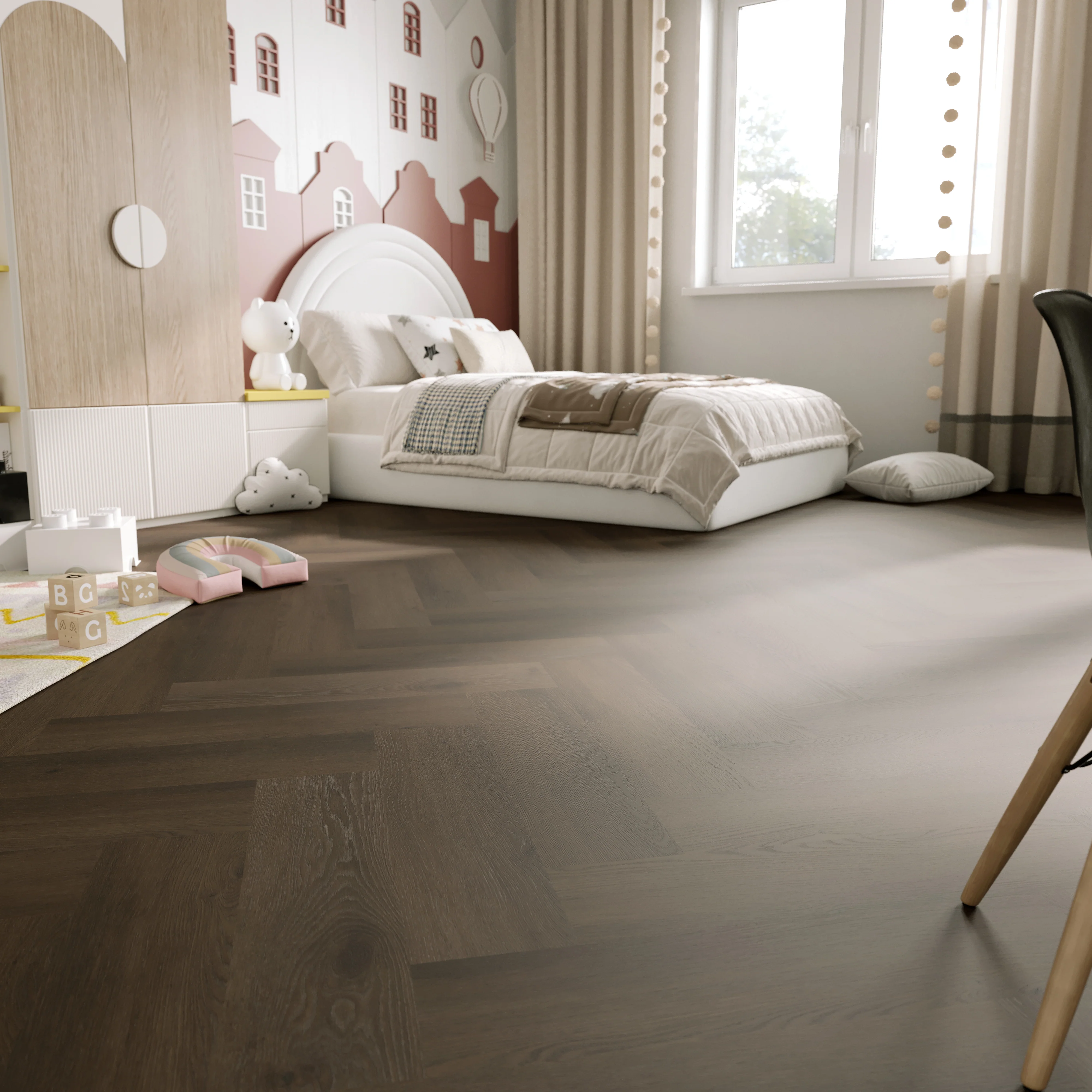 »Eiche Draba« Fischgrät Klebevinyl - Image 4