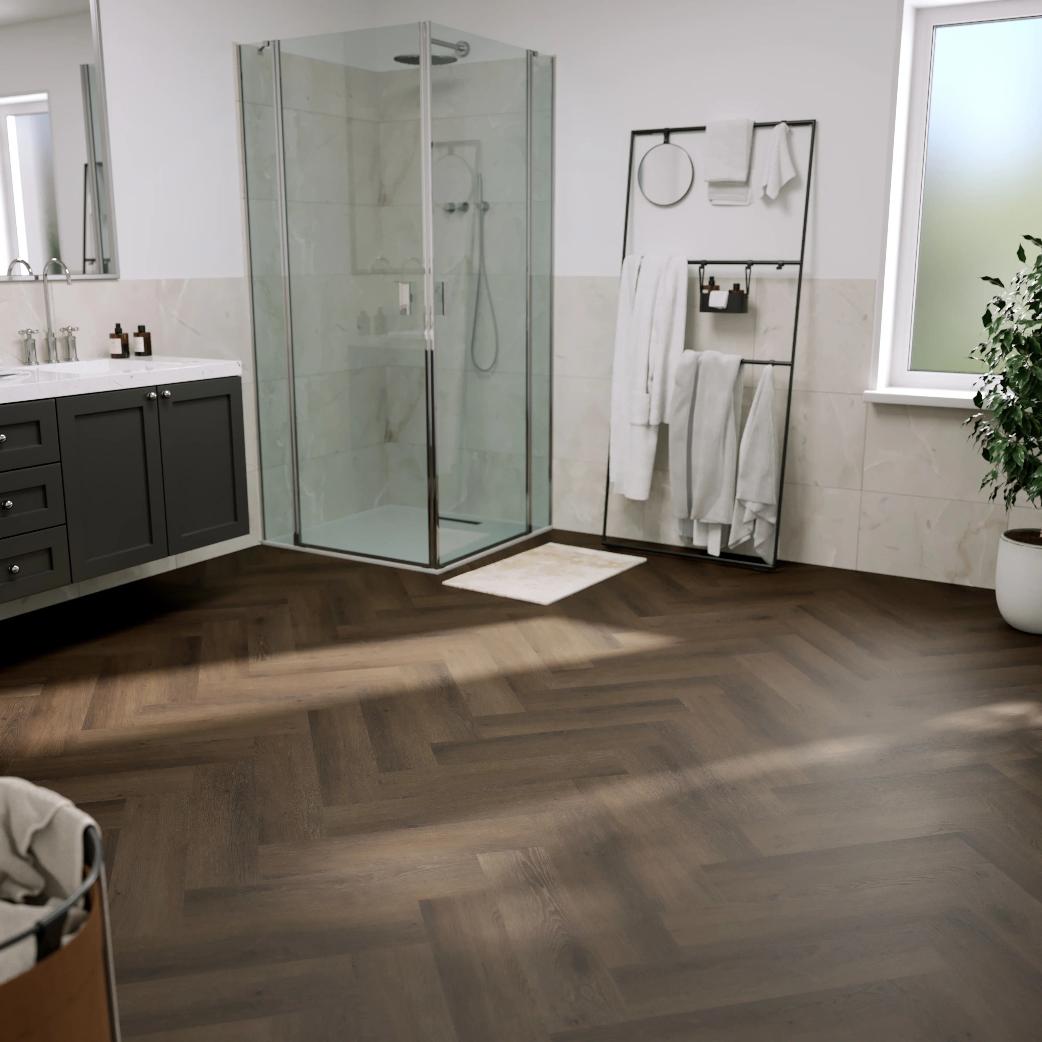 »Eiche Draba« Fischgrät Klebevinyl - Image 6