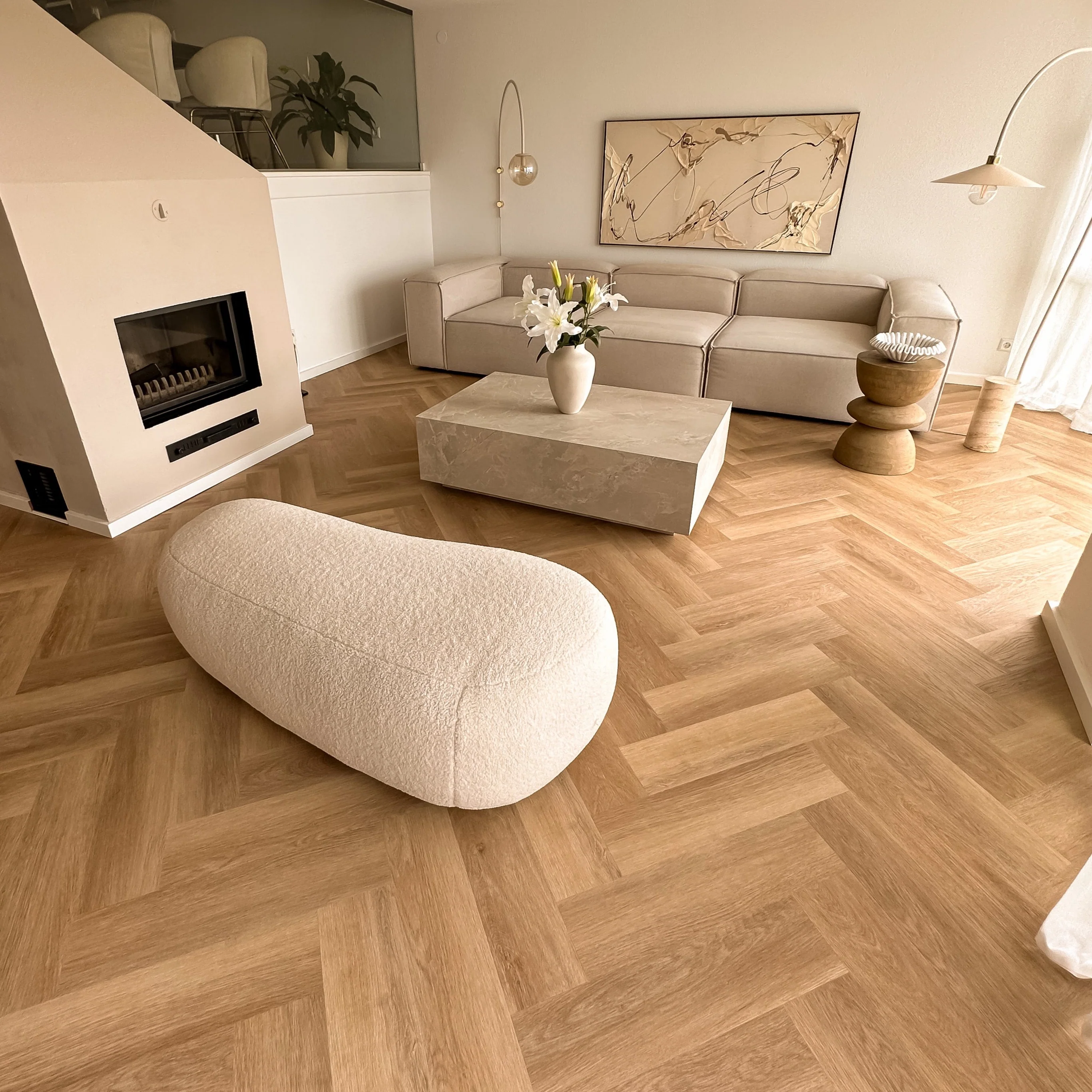 »Eiche Oleander« Klick-Vinylboden Fischgrät - Image 13