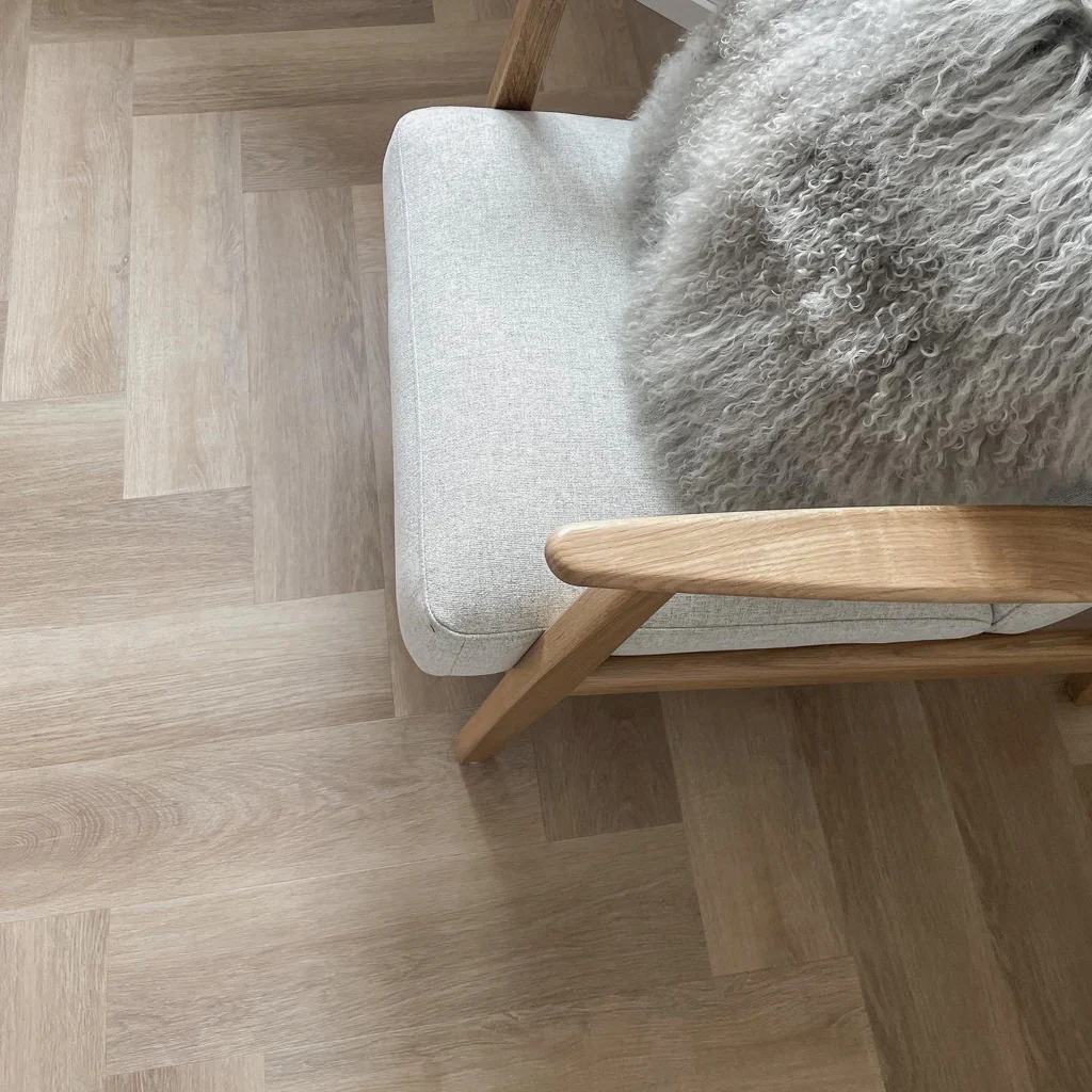 »Eiche Oleander« Klick-Vinylboden Fischgrät - Image 17