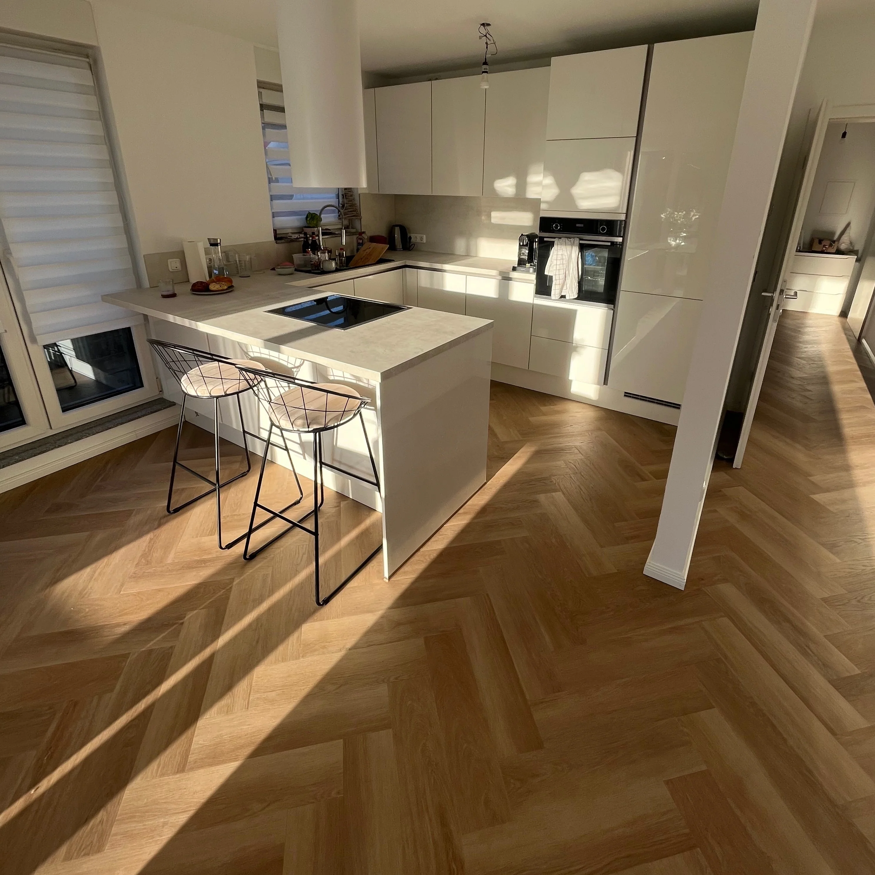 »Eiche Oleander« Klick-Vinylboden Fischgrät - Image 27