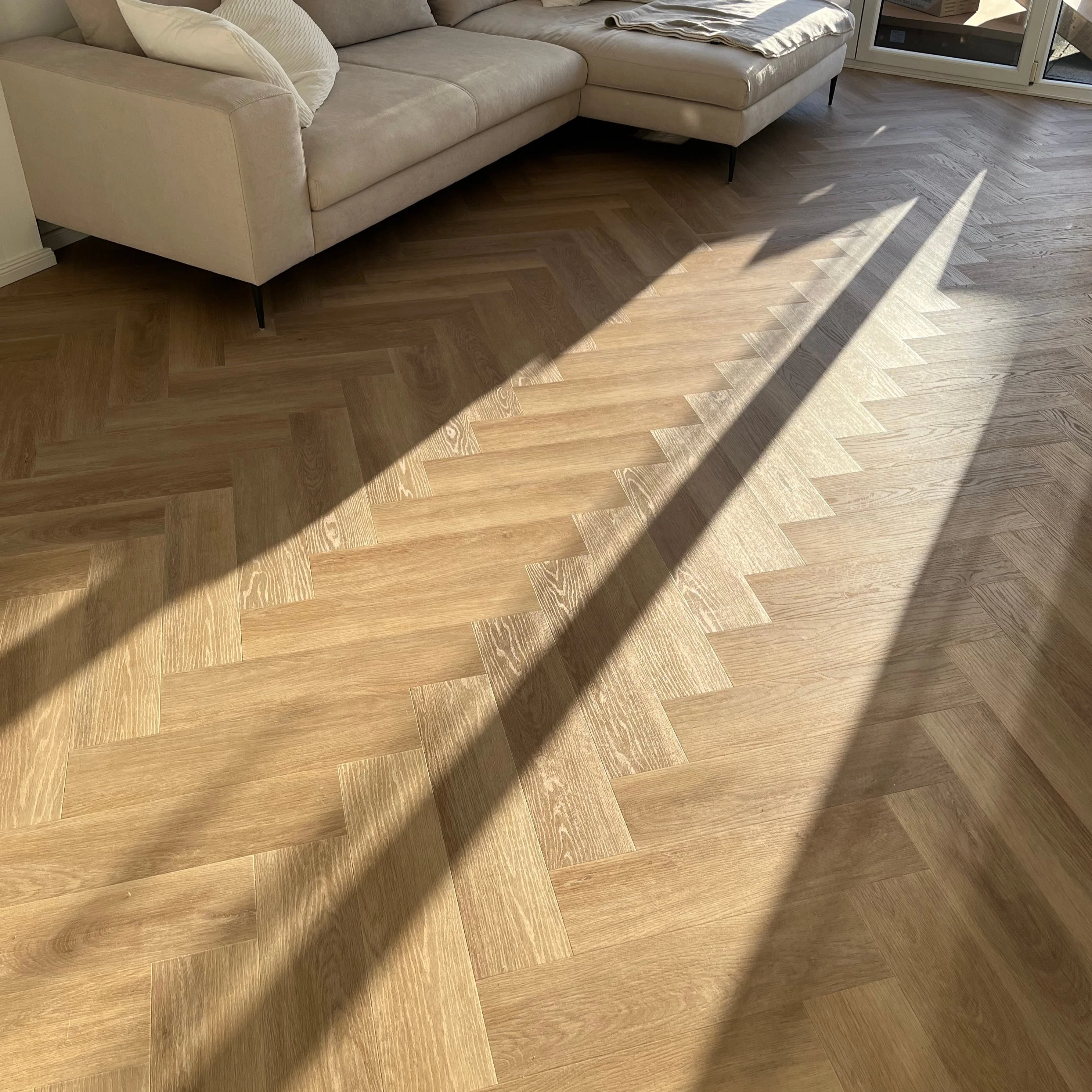 »Eiche Oleander« Klick-Vinylboden Fischgrät - Image 28