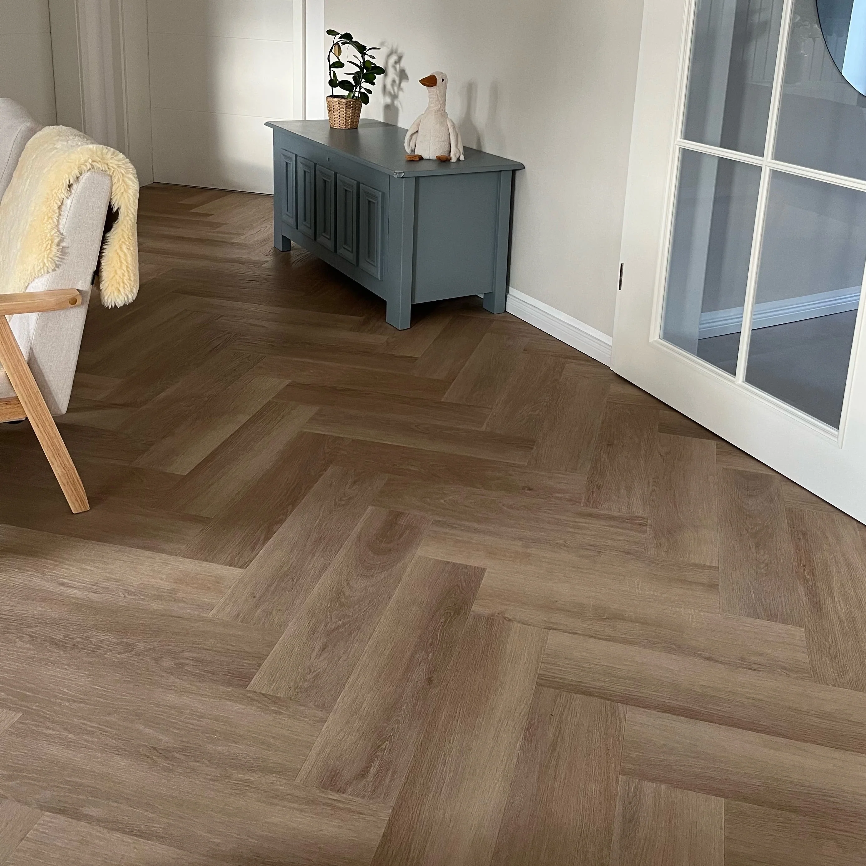 »Eiche Oleander« Klick-Vinylboden Fischgrät - Image 6