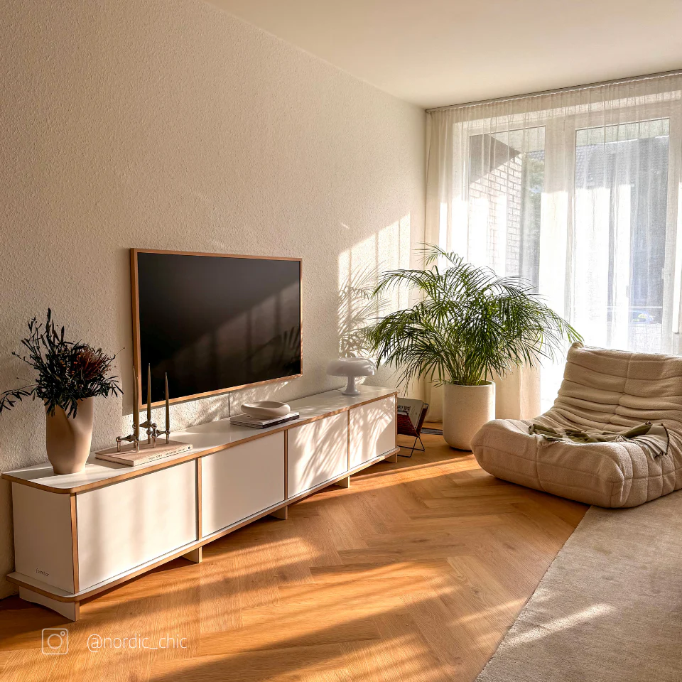 »Eiche Papaya« Klick-Vinylboden Fischgrät - Image 6